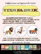 Einfache Kunst und Handwerk für Kinder: Tierfabrik - Ausschneiden und Einfügen