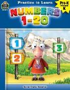 Practice to Learn: Numbers 1-20 (Prek-K)