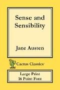 Sense and Sensibility (Cactus Classics Large Print)