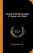 Record of the Descendants of Johann Jost Wentz