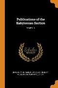Publications of the Babylonian Section, Volume 10