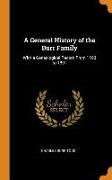 A General History of the Burr Family: With a Genealogical Record from 1193 to 1891