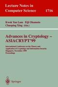Advances in Cryptology - ASIACRYPT'99