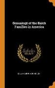 Genealogy of the Balch Families in America