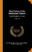 New Edition of the Babylonian Talmud: English Translation, Volume 4, Volume 12