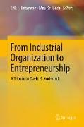 From Industrial Organization to Entrepreneurship