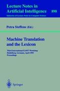 Machine Translation and the Lexicon