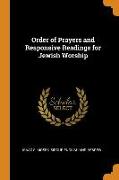 Order of Prayers and Responsive Readings for Jewish Worship