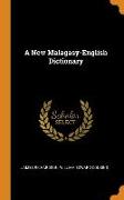 A New Malagasy-English Dictionary