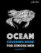 Ocean Coloring Book For Seniors Men
