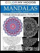 Color My Moods Coloring Books for Adults, Day and Night Mandalas (Volume 1): Calming patterns mandala coloring books for adults relaxation, stress-rel