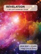 REVELATION with Left Notetaker Lines: LARGE PRINT - 18 point, King James Today