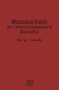 Rhetorical Faith: The Literary Hermeneutics of Stanley Fish