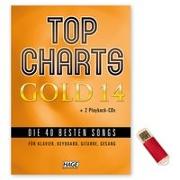 Top Charts Gold 14 (mit 2 CDs + Midifiles, USB-Stick)