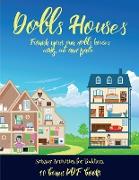 Scissor Activities for Toddlers (Doll House Interior Designer): Furnish your own doll houses with cut and paste furniture. This book is designed to im
