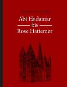 Abt Hadamar bis Rose Hattemer