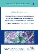 Influence of heterogeneous bubbly flows on mixing and mass transfer performance in stirred tanks for mammalian cell cultivation