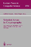 Selected Areas in Cryptography