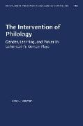 The Intervention of Philology