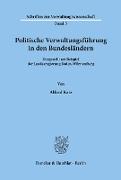 Politische Verwaltungsführung in den Bundesländern