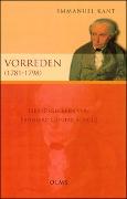 Vorreden (1781-1798)