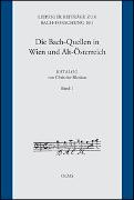 Die Bach-Quellen in Wien und Alt-Österreich: Katalog