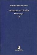 Philosophie und Trinität. Band III