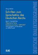 Schriften zum "Sprachatlas des Deutschen Reichs"