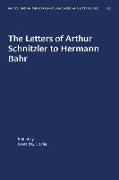 The Letters of Arthur Schnitzler to Hermann Bahr