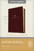 Santa Biblia Ntv, Edición de Referencia Ultrafina, Letra Grande (Letra Roja, Sentipiel, Café Oscuro )