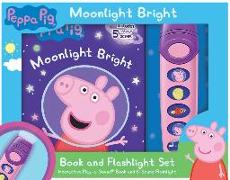 Peppa Pig Moonlight Bright: Book and Flashlight Set [With Flashlight]