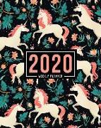 2020 Weekly Planner: January 1, 2020 to December 31, 2020: Weekly & Monthly View Planner, Organizer & Diary: Unicorn Pattern 785-6