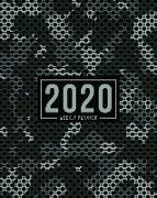 2020 Weekly Planner: January 1, 2020 to December 31, 2020: Weekly & Monthly View Planner, Organizer & Diary: Black Camoflage 806-8