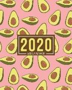 2020 Weekly Planner: January 1, 2020 to December 31, 2020: Weekly & Monthly View Planner, Organizer & Diary: Avocados on Pink 812-9
