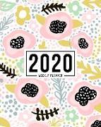 2020 Weekly Planner: January 1, 2020 to December 31, 2020: Weekly & Monthly View Planner, Organizer & Diary: Unique Pink Florals 821-1