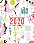 2020 Weekly Planner: January 1, 2020 to December 31, 2020: Weekly & Monthly View Planner, Organizer & Diary: Hummingbird with Florals 827-3