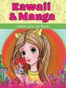 Kawaii & Manga: Adult Coloring Book