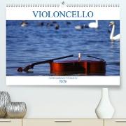 VIOLONCELLO - atemberaubende Cellomotive (Premium, hochwertiger DIN A2 Wandkalender 2020, Kunstdruck in Hochglanz)