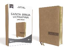 Biblia Nbla, Ultrafina, Letra Grande, Tamaño Manual, Leathersoft, Beige, Edición Letra Roja / Spanish Ultrathin Holy Bible, Nbla, Lg Print, Handy Size