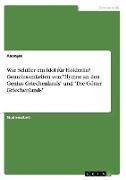 War Schiller ein Idol für Hölderlin? Gemeinsamkeiten von "Hymne an den Genius Griechenlands" und "Die Götter Griechenlands"