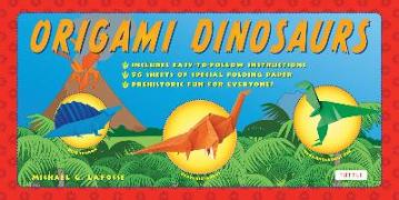 Origami Dinosaurs Kit: Includes 2 Origami Books, 20 Fun Projects and 98 High-Quality Origami Paper: Great for Kids and Parents [With Book(s)]