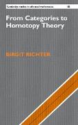 From Categories to Homotopy Theory