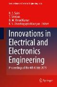 Innovations in Electrical and Electronics Engineering