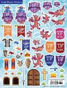 Vacation Bible School (Vbs) 2020 Knights of North Castle Craft Theme Stickers (Pkg of 12): Quest for the King's Armor