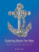Coloring Book For Men: Ocean Designs & Gratitude Journal: Coloring Pages & Gratitude Journal In One, Detailed Ocean Designs For Men, Grateful