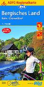 ADFC-Regionalkarte Bergisches Land Köln/Düsseldorf 1:75.000, mit Tagestourenvorschlägen, reiß- und wetterfest, E-Bike-geeignet, GPS-Tracks Download