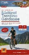 ADFC-Radtourenkarte 28 Südtirol, Trentino, Gardasee 1:150.000, reiß- und wetterfest, E-Bike geeignet, GPS-Tracks Download