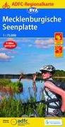 ADFC-Regionalkarte Mecklenburgische Seenplatte, 1:75.000, mit Tagestourenvorschlägen, reiß- und wetterfest, E-Bike-geeignet, mit Knotenpunkten, GPS-Tracks Download