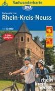 Radwanderkarte BVA Radwandern im Rhein-Kreis Neuss 1:50.000, reiß- und wetterfest, GPS-Tracks Download, mit Knotenpunkten
