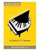 The Piano Workbook Teacher's Manual